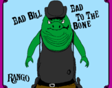 Desenho Bad Bill pintado por Thiago Dias