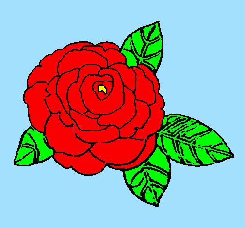 Desenho Rosa pintado por gustavo  55