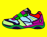 Desenho Sapato de ginástica pintado por eric m