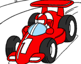 Desenho Carro de corrida pintado por FORMULA 1