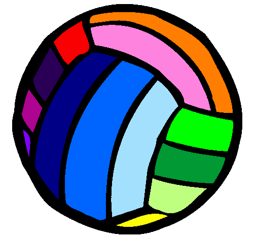 Desenho Bola de voleibol pintado por isabella