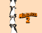 Desenho Madagascar 2 Pingüinos pintado por Nathalia P