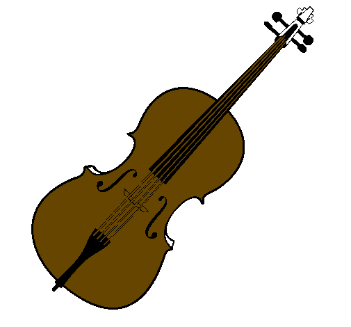 Desenho Violino pintado por guilherme