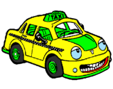 Desenho Herbie Taxista pintado por ioio.j.n