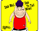 Desenho Bad Bill pintado por eduarda