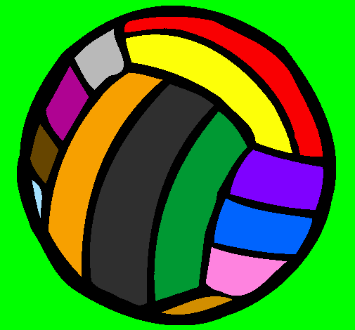 Desenho Bola de voleibol pintado por MARIANA
