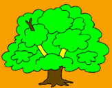 Desenho Árvore pintado por jake