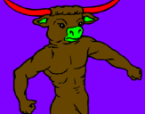 Desenho Cabeça de búfalo pintado por mario