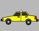Desenho Taxi pintado por marcel