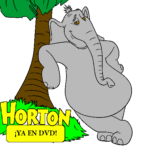 Desenho Horton pintado por pedro