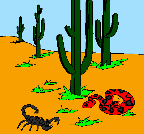 Desenho Deserto  pintado por VITOR