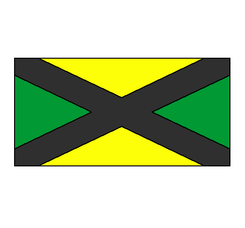 Desenho Jamaica pintado por tony  country