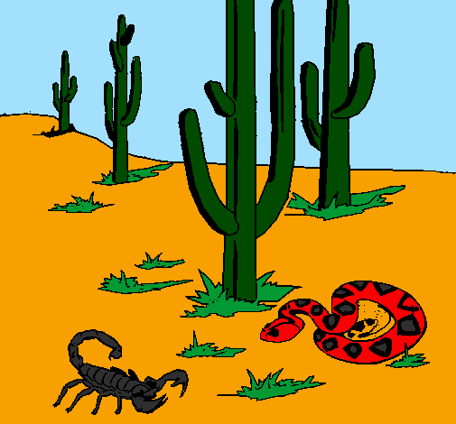 Desenho Deserto  pintado por Eluana