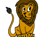 Desenho Leão pintado por rhayan   danyel   pontes