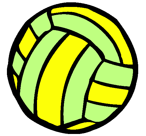 Desenho Bola de voleibol pintado por deby