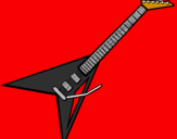 Desenho Guitarra elétrica II pintado por Guns N ROSES