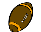 Desenho Bola de futebol americano pintado por holderbeke