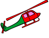 Desenho Helicóptero brinquedo pintado por matheus