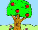 Desenho Macieira  pintado por beatrizmoteirosabino