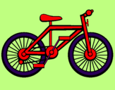 Desenho Bicicleta pintado por desenho mangá