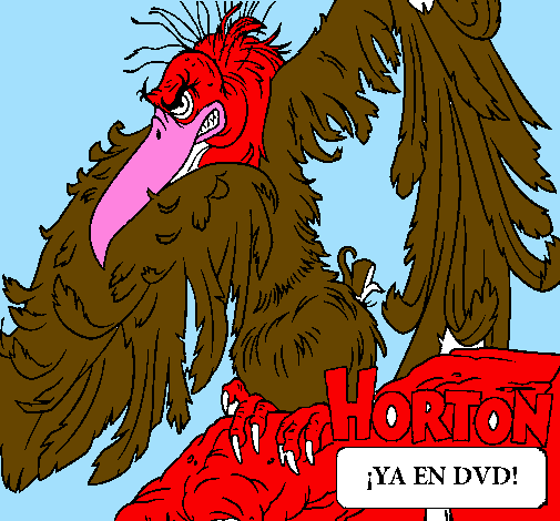 Desenho Horton - Vlad pintado por Renata Bruna