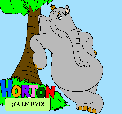 Desenho Horton pintado por RAQUEL