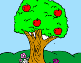 Desenho Macieira  pintado por Jorge