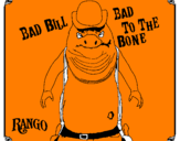 Desenho Bad Bill pintado por ana beatriz