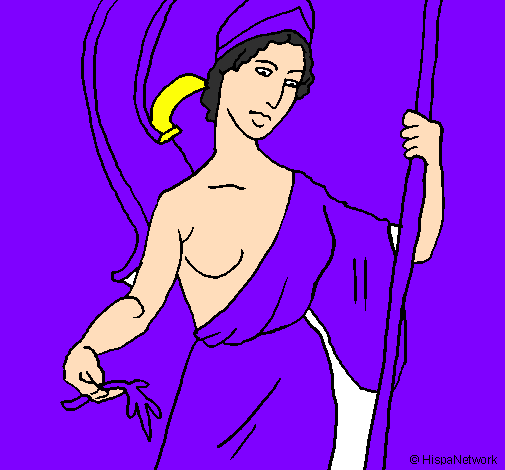 Desenho Atena pintado por ATENA