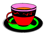 Desenho Taça de café pintado por ukihg