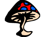 Desenho cogumelo venenoso pintado por CaioCésar