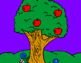 Desenho Macieira  pintado por gabriel