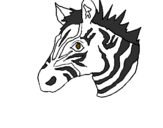 Desenho Zebra II pintado por Breno