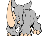 Desenho Rinoceronte II pintado por RINO