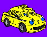 Desenho Herbie Taxista pintado por FELIPPE