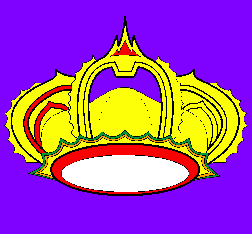 Desenho Corona pintado por senhor dos cavaleiros