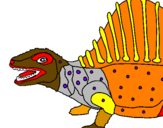 Desenho Dinossauro pintado por ESPINO