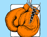 Desenho Luvas de boxe pintado por matheus