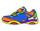 Desenho Sapato de ginástica pintado por claudia
