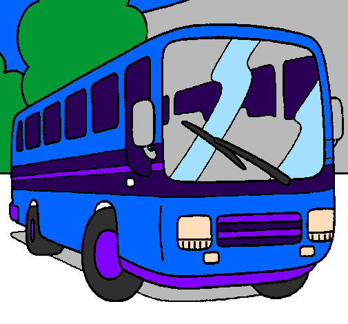 Desenho Autocarro pintado por onibus