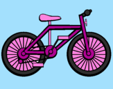 Desenho Bicicleta pintado por ana