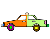 Desenho Taxi pintado por otto pereira