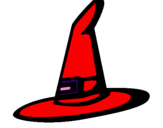 Desenho Chapéu de bruxa pintado por ççççççççççççç