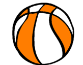 Desenho Bola de basquete pintado por diogo