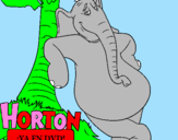 Desenho Horton pintado por daniela