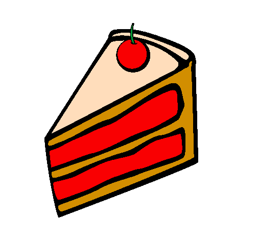 Desenho Torta de maçã pintado por FATIA DE TORTA