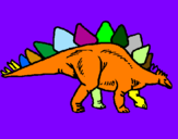 Desenho Stegossaurus pintado por GIOVANNI PLIS