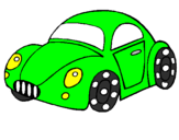 Desenho Carro de brinquedo pintado por val