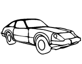 Desenho Carro desportivo pintado por carro mc gueen
