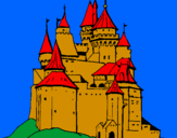 Desenho Castelo medieval pintado por jose s.